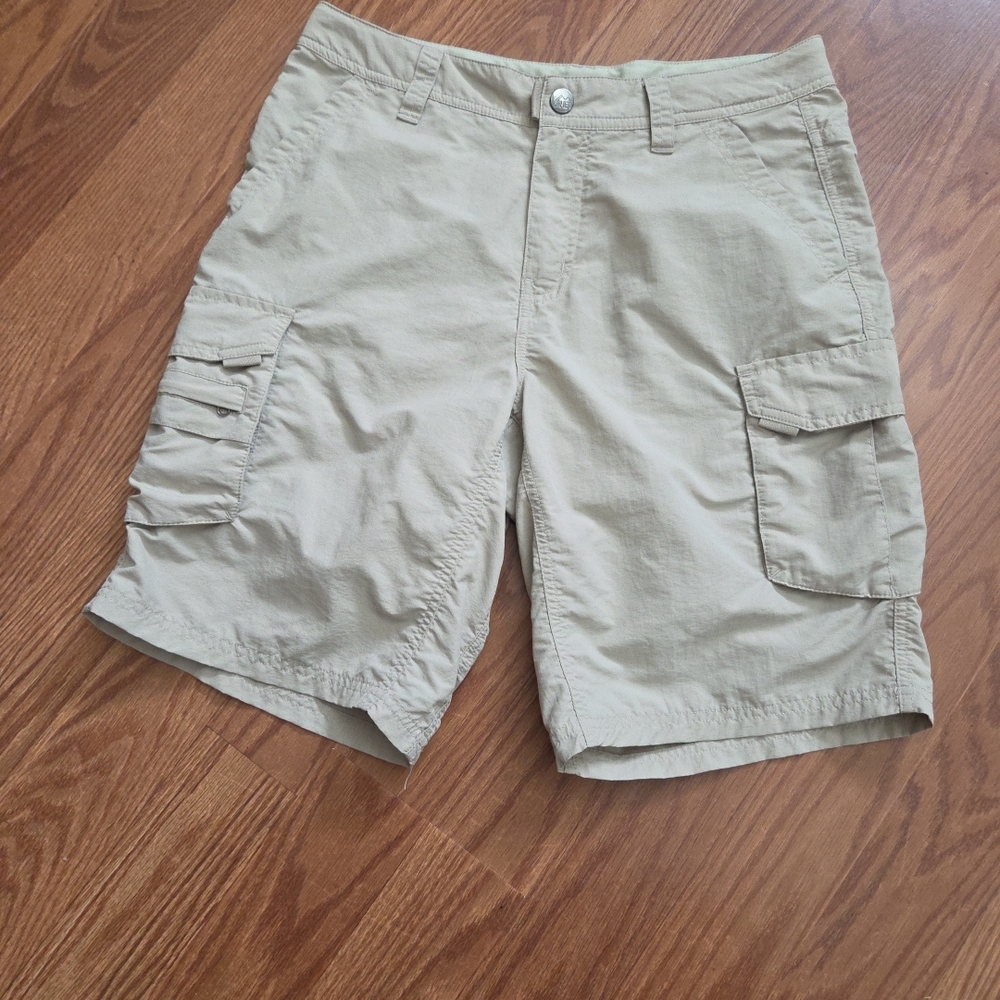 REI Women's Tan Cargo Hiking Shorts